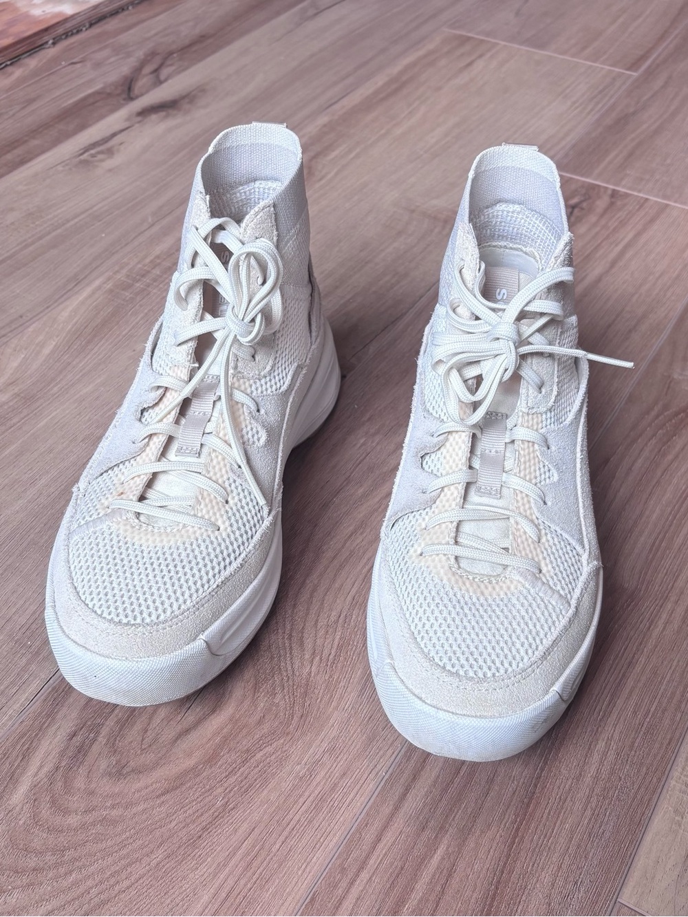 Sorel ONA 503 Knit Mid Sneaker | 7.5 Cream - Picture 5 of 7